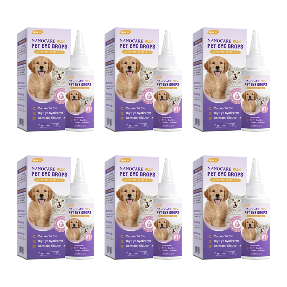 👩⚕️GFOUK® NanoCare Pet Eye Drops ☑️ Relieves Conjunctivitis, Dry Eyes, Cataracts, and Keratitis🐶