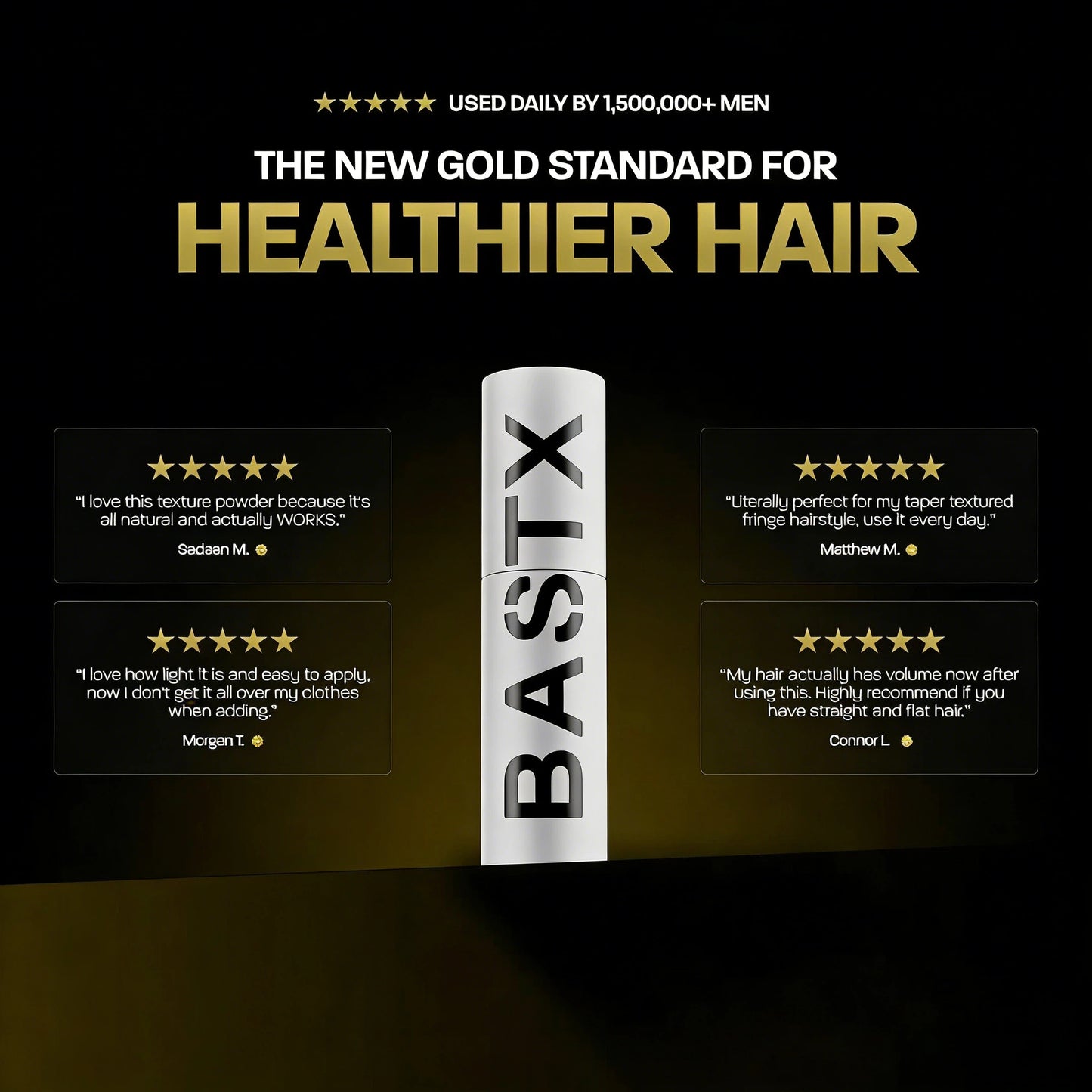 BASTX Hair Texture Powder ✨ Instant Volume & Texture | Lightweight, Matte Finish | Simple, Effective
