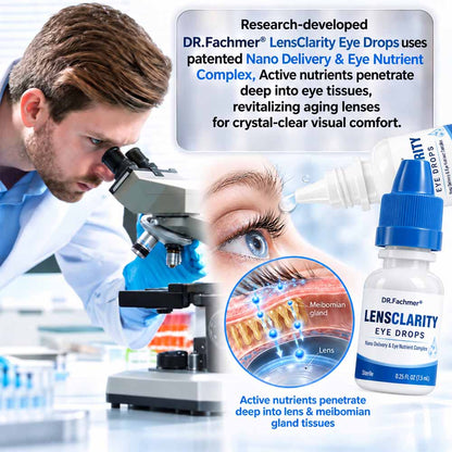 👨‍⚕️ DR.Fachmer® LensClarity Eye Drops✅For dry eyes, blurry vision & presbyopia