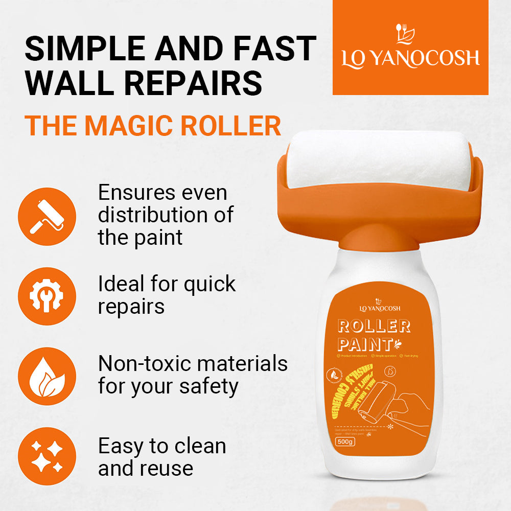 Lovyanocosh® Magic Wall Repair Roller Paint ✨