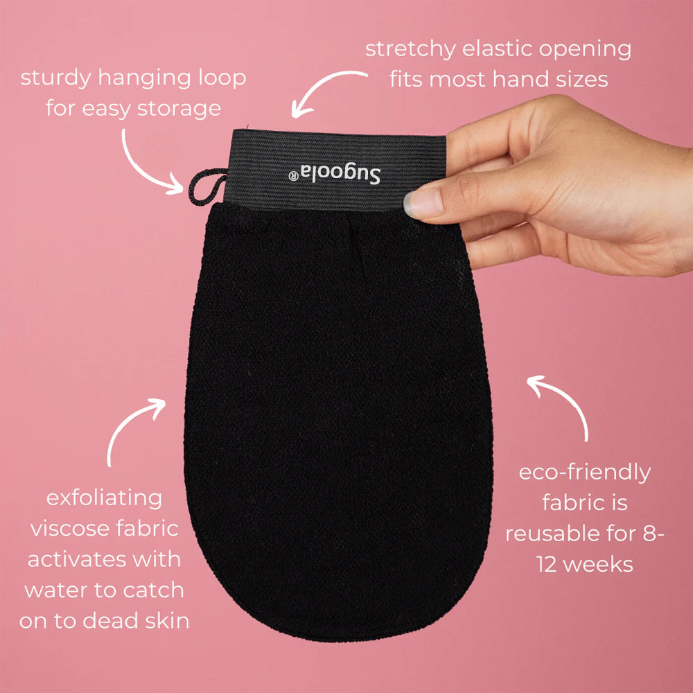 🎄Sugoola® Glow Exfoliating Glove ✨Helps with Dullness, Dryness, Chicken Skin & Uneven Tone