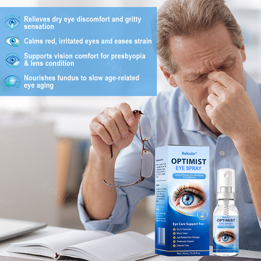Rekulo® OptiMist Eye Spray✅For dry eyes, blurry vision, eye strain, presbyopia, and cataracts 👀👀