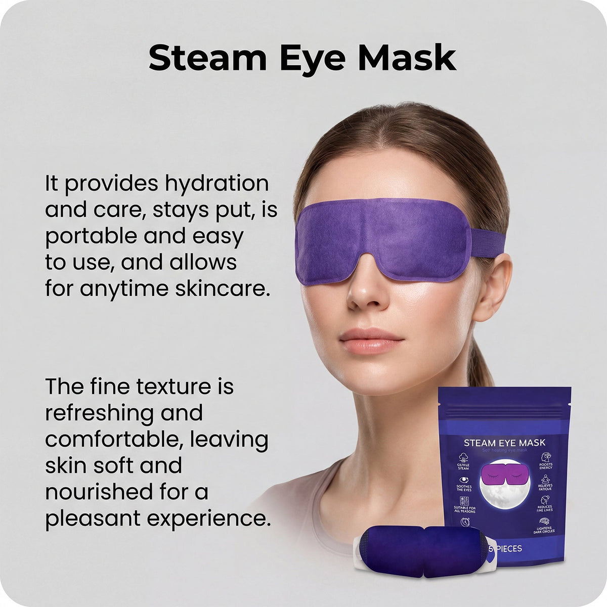 🥰Steam Eye Mask - Self-Heating Warm Eye Compress