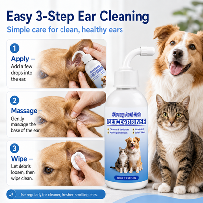 👩‍⚕️Celsiora® Pet Ear Cleansing Solution✅
