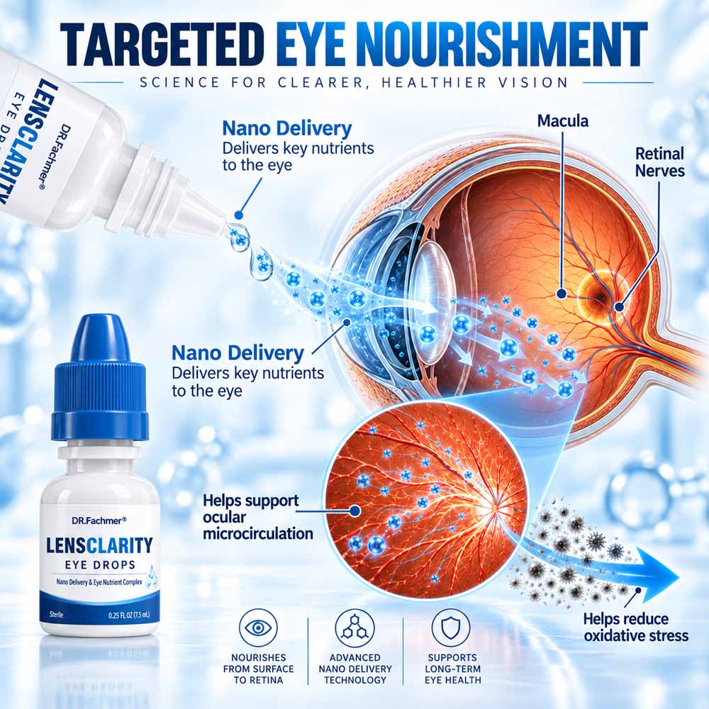 👨‍⚕️ DR.Fachmer® LensClarity Eye Drops✅For dry eyes, blurry vision & presbyopia