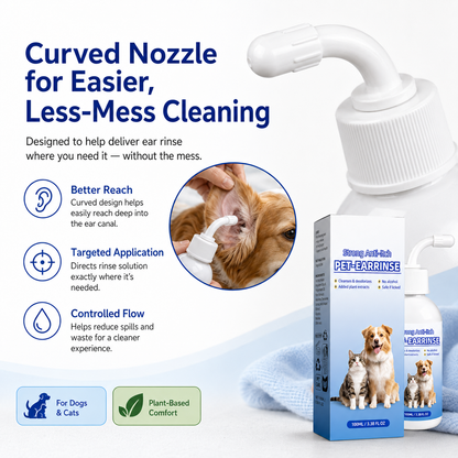 👩‍⚕️Celsiora® Pet Ear Cleansing Solution✅
