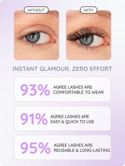 Rolimey® Magnetic Lashes - Non-irritating, suitable for sensitive eyes