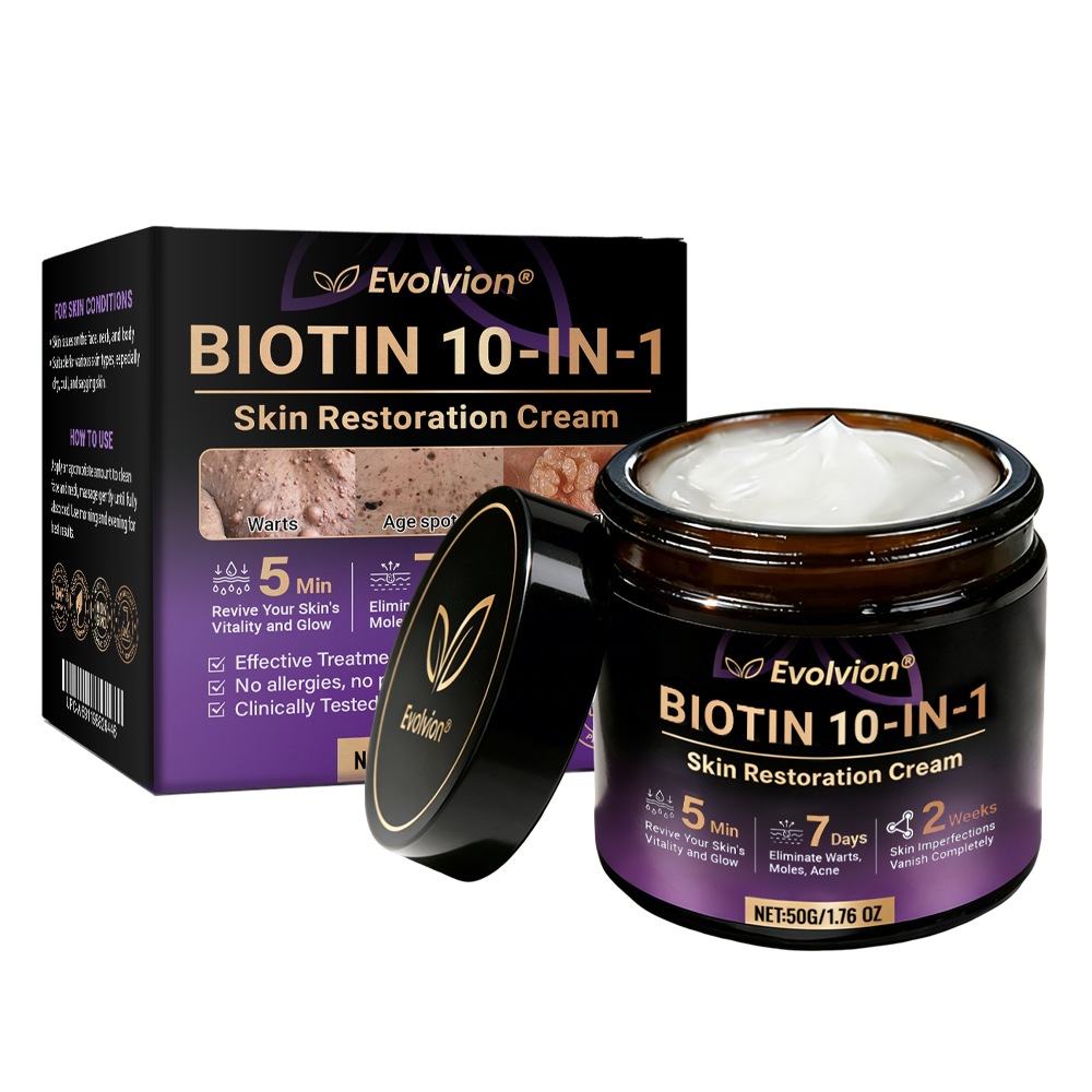 Made and Shipped from UK ✨Evolvion® Biotin 10-in-1 Skin Restoration Cream🌻🌻