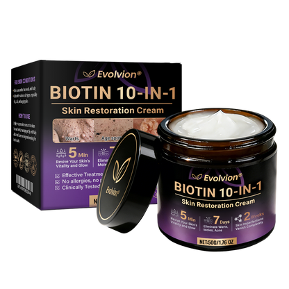 Made and Shipped from UK ✨Evolvion® Biotin 10-in-1 Skin Restoration Cream🌻🌻