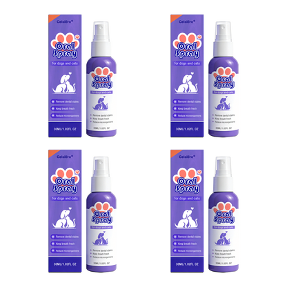 Celsiora® Pet Oral Spray ✅Freshen Breath, Remove Tartar & Promote gum regeneration, stabilize teeth 🦷🦷