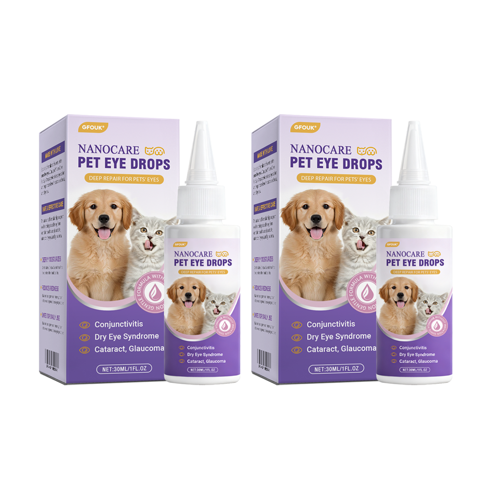 👩‍⚕️GFOUK® NanoCare Pet Eye Drops ☑️ Relieves Conjunctivitis, Dry Eyes, Cataracts, and Keratitis🐶