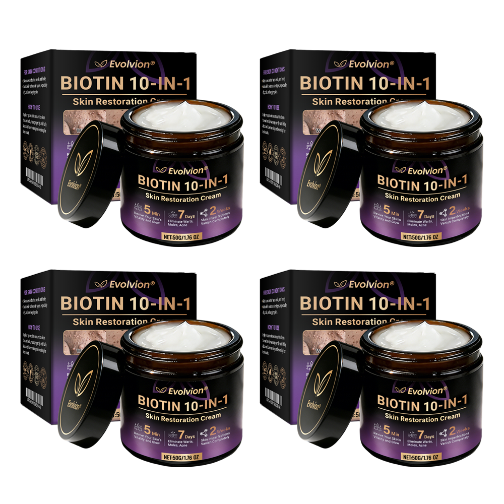 Made and Shipped from UK ✨Evolvion® Biotin 10-in-1 Skin Restoration Cream🌻🌻