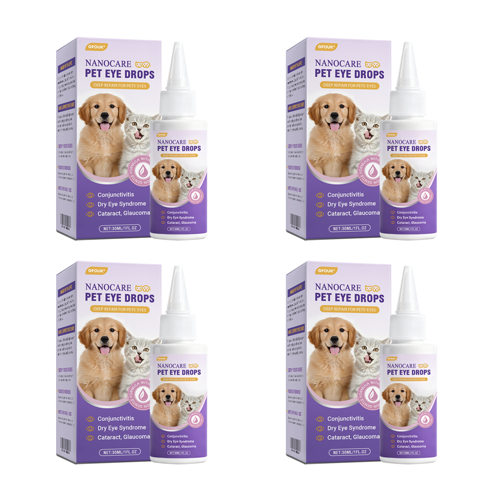 👩‍⚕️GFOUK® NanoCare Pet Eye Drops ☑️ Relieves Conjunctivitis, Dry Eyes, Cataracts, and Keratitis🐶