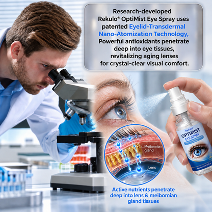 Rekulo® OptiMist Eye Spray✅For dry eyes, blurry vision, presbyopia, and cataracts 👀