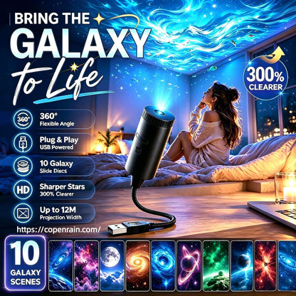 💡BVJ® Plug-and-Play HD Galaxy & Ocean Projector Night Light🥳50,000+ Happy Users