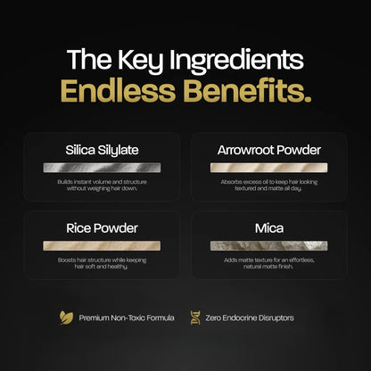 BASTX Hair Texture Powder ✨ Instant Volume & Texture | Lightweight, Matte Finish | Simple, Effective