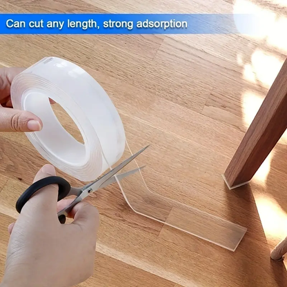 🔥 Nano Double-Sided Tape – Heavy Duty Mounting Tape |💪 Strong,  Clear,  Reusable ✅ Perfect for Every Surface
