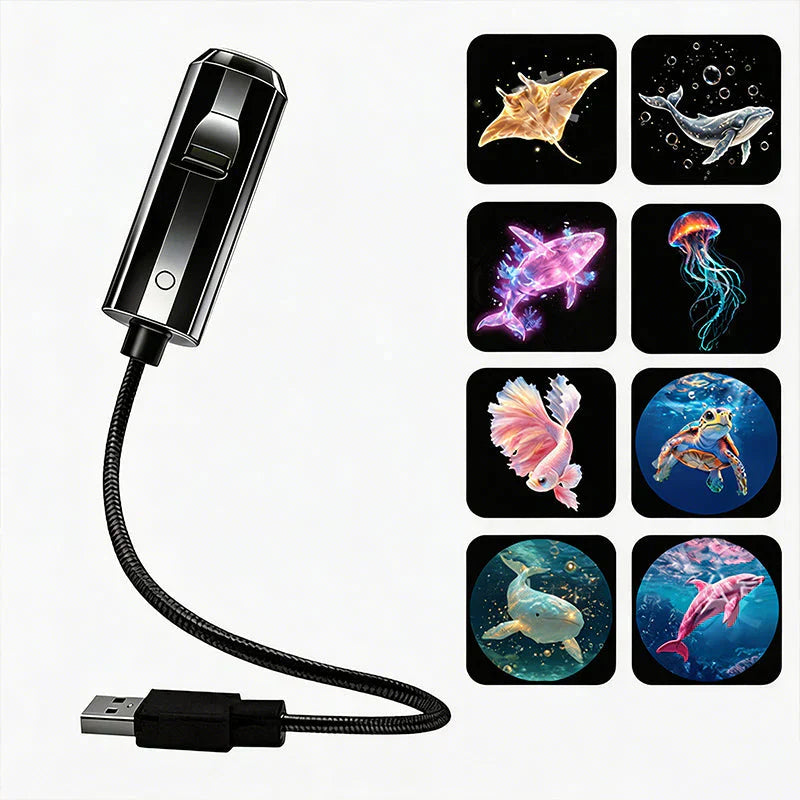 💡BVJ® Plug-and-Play HD Galaxy & Ocean Projector Night Light🥳50,000+ Happy Users