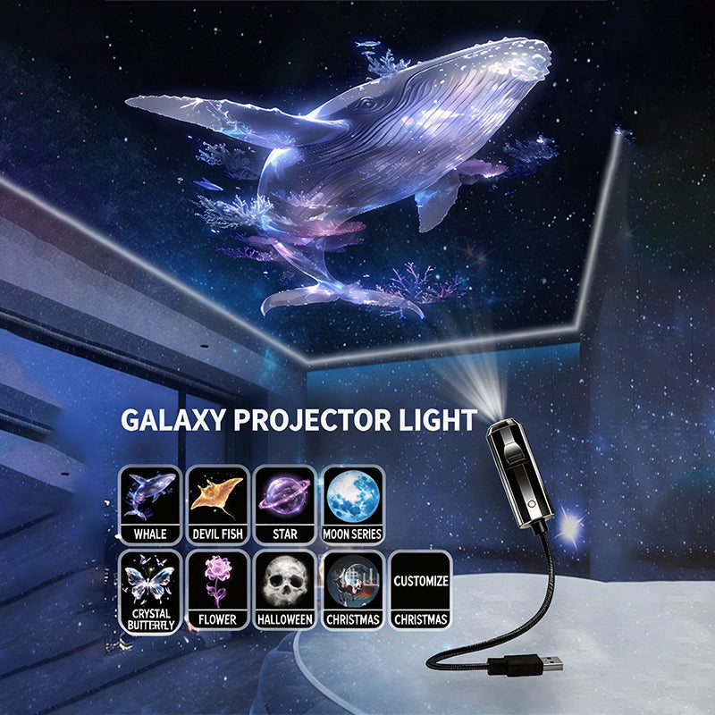 💡BVJ® Plug-and-Play HD Galaxy & Ocean Projector Night Light🥳50,000+ Happy Users