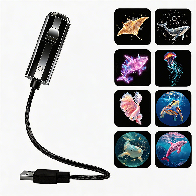 💡BVJ® Plug-and-Play HD Galaxy & Ocean Projector Night Light🥳50,000+ Happy Users